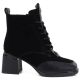 2. Women’s black suede leather ankle boots Artiker 59C0116