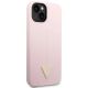 4. Guess Silicone Triangle Case for iPhone 14 6.1" - Purple