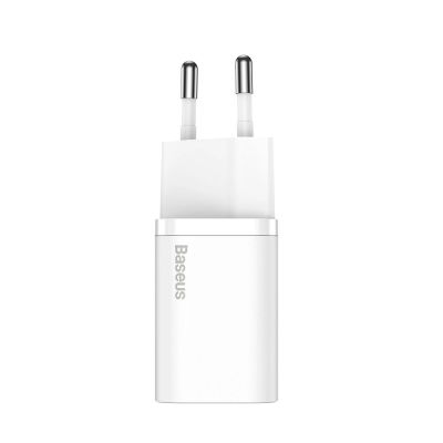 4. Baseus Super Si 1C fast wall charger USB Type C 25W Power Delivery Quick Charge white (CCSP020102)