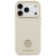 3. Guess Grained Strass Logo MagSafe case for iPhone 17 Pro - beige