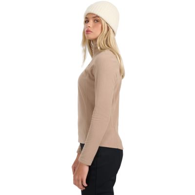 11. Women's fleece sweatshirt 4F F069 light brown 4FWAW25UFLEF069 82S