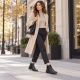 6. Women’s black lined leather ankle boots M.Daszyński SFY2648-1