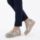 5. Women's gold platform shoes M.Daszyński MR23109D