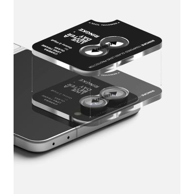 5. Ringke Camera Frame Protector 2-Pack for Samsung Galaxy Z Flip 8 - Black