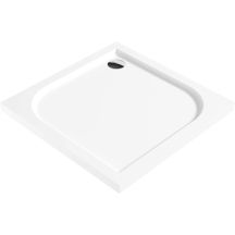 Square acrylic shower tray 80x80 cm