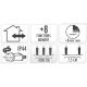 17. CHRISTMAS TREE LIGHTS LIGHT CHAIN 240 LED TIMER WARM WHITE