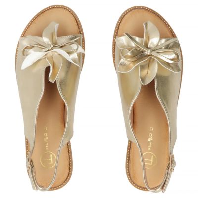 5. Women's gold flower sandals Filippo DS7891