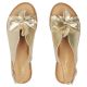 5. Women's gold flower sandals Filippo DS7891