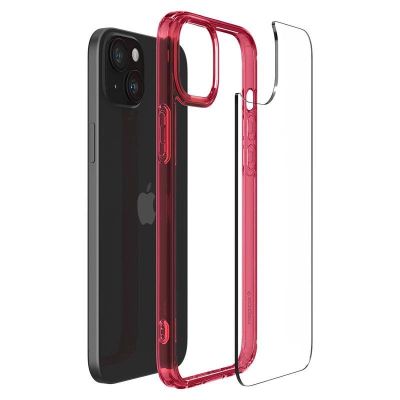 7. Spigen Ultra Hybrid iPhone 15 Plus Case - Red