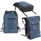 17. 25L WATERPROOF BACKPACK, NAVY BLUE, ENERO CAMP