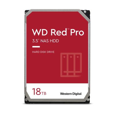 WD Red Pro WD181KFGX HDD (18 TB; 3.5"; 512 MB; 7200 RPM)