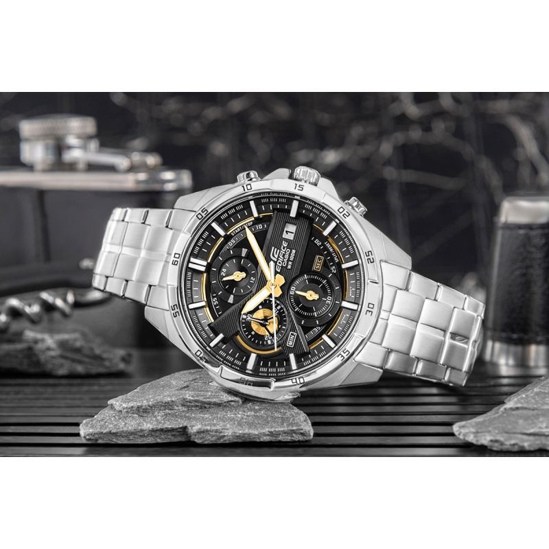6. CASIO EDIFICE EFR-556D-1AVUEF 10 BAR Men's Watch