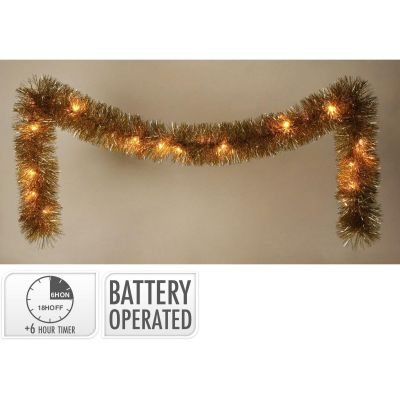 10. DECORATIVE GARLAND 270CM 26LED GOLD