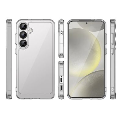 2. Outer Space Case with Gel Frame for Samsung Galaxy S25+ - Transparent