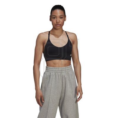 9. Adidas PureLounge Light-Support Strappy Bra W HD0284 sports bra