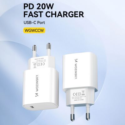 6. Wozinsky WGWCCW 20W USB-C Wall Charger - White