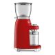 6. Smeg CGF11RDEU Coffee Grinder 150W Red