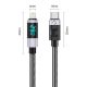 2. Orico LDC2L USB-C to Lightning PD 29W Cable with LED Display 480Mbps 2m - Black