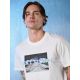 5. Men's regular printed T-shirt 4F 4FRSS26TTSHM3658-10S