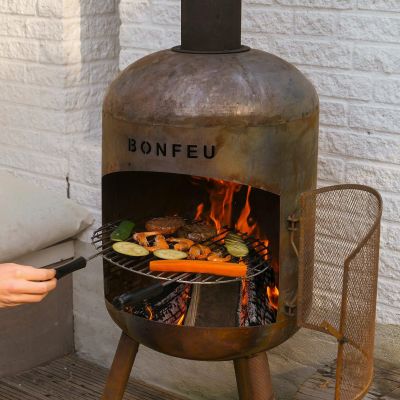 23. Bonfeu Bonbono 4501 garden fireplace black