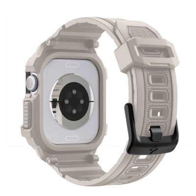 3. Spigen Rugged Armor Pro Strap for Apple Watch 42mm - Beige