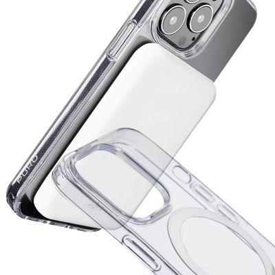 5. Puro Lite Mag MagSafe Silicone Case for iPhone 14 Pro - Transparent