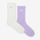 4. Kubota 2-pack cloud socks purple K25SS-300-001-10-2