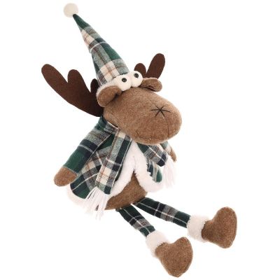 6. DECORATIVE CHRISTMAS REINDEER BROWN 35+20CM