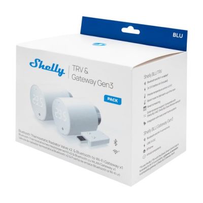 5. Shelly TRV Intelligent WiFi/BT Thermostatic Head, 2 pieces