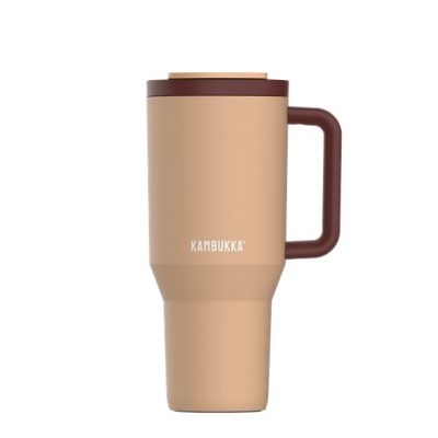 2. Kambukka Rio Tumbler 950 ml Thermal Tumbler with Straw, Almond Dream