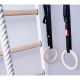 33. GYMNASTIC LADDER HANDLE BAR CHILDREN'S ACCESSORIES WHITE MAT BENCHK 413