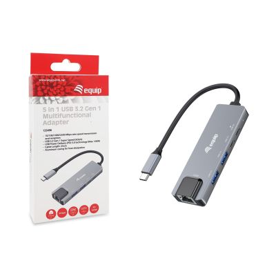 9. USB Equip 133496 Adapter USB 3.2 Gen 1 (3.1 Gen 1) Type-C Gray