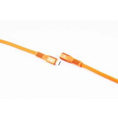2. Flexline FL31-77157 USB Cable USB 3.2 Gen 2x2 1.5m USB C 20 Gbit/s 240W Orange
