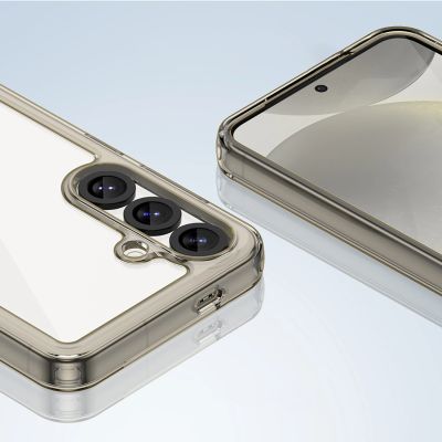 5. Outer Space Case for iPhone 16e / 17e with Flexible Frame - Translucent, Black