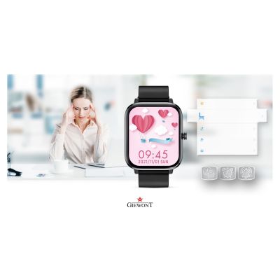 9. Smartwatch Giewont Black GW230-2