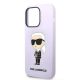 6. Karl Lagerfeld KLHCP14LSNIKBCU iPhone 14 Pro Case - Purple