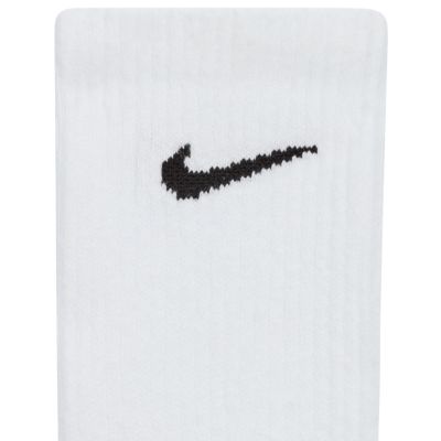 6. Nike Everyday Plus Cushioned Socks 3 Pairs White, Gray, Black SX6888 964