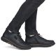 6. Men's leather ankle boots, warm and comfortable, black, Rieker B3356-00