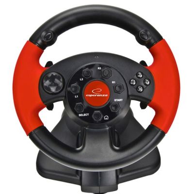 5. Esperanza High Octane EG103 Vibration Steering Wheel (PC, PS2, PS3; black)