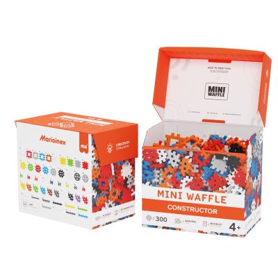 6. MARIOINEX Mini Waffle Constructor Blocks, 300 pieces