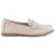 2. Women's beige leather moccasins Vinceza 18121