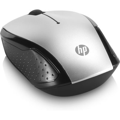16. HP Maus 200 Kabellos USB-A 3-Tasten Silver/Schwarz