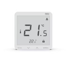 Wireless room thermostat white R-8S PLUS Tech Controllers