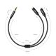 6. Ugreen AV123 headphone cable 3.5 mm minijack (male) - 2x 3.5 mm minijack (female) - black
