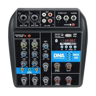 DNA MIX 4U - USB MP3 Bluetooth audio mixer