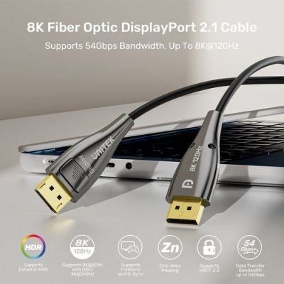 4. UNITEK C1631ABK01-30M DisplayPort Cable Black