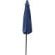 25. GARDEN UMBRELLA WITH LED LIGHTING 300CM NAVY BLUE