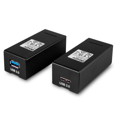 3. Lindy 42707 AV Extender AV Transmitter and Receiver Black