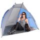 11. BEACH SHELTER SUN 200x120x120cm GREY-BLUE ENERO CAMP