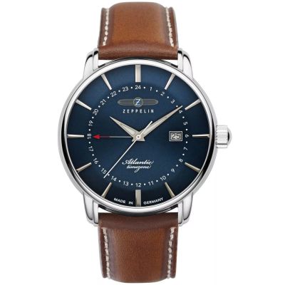 Men's Watch ZEPPELIN Atlantic Timezone 8442-3 + BOX